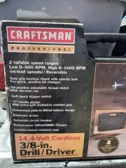Craftsman 3/8 in 14.4 Volt Cordless Drill-Driver