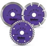 UNITEC 125mm Diamond Blade Set - SPRINT - 3 Piece U-5SM3PK