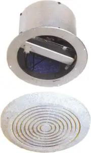 7-Inch Bladeless Ceiling Exhaust Fan – 50 CFM Energy-Efficient Solution