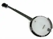 Bryden Left Handed 5 String Banjo Striped Mahogany Resonator