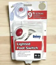 Uninex Lighted foot Switch Extention cord NIB