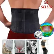 Lower Back Support Waist Brace Lumbar Belt Compression Sciatica Pain Relief Men