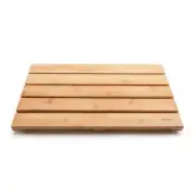 Shower Mat Bath Non-slip Natural Bamboo & Bathtub Easy Clean Indoor Outdoor