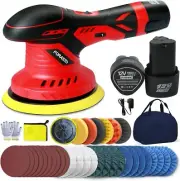 40Pack Cordless Buffer Polisher,DA Polisher Waxer for Car 40pack