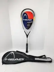 Head Ti 150 Power Zone Squash Racket w/ Cover - 4 in, Strung, New Old Stock