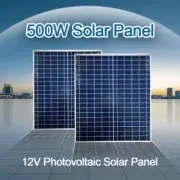 500W/1000W Photovoltaic Solar Panel Power Bank Kit Controller Solar Plate