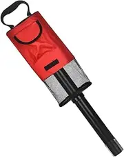 Golf Ball Retriever,Golf Ball Collector,Portable Golf Ball Shag Bag Golf Ball Collector Picker with Removable Tube Red