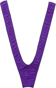 [Generic] Mens Mesh Shirt Men's Deep V Suspenders Sexy High Slit Backless Beach Bikini Whole Wild Game Gift Basket