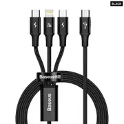 3 In-1 20w Pd Usb Type c Cable for Iphone 14, 12, Xs Max, Samsung, Xiaomi