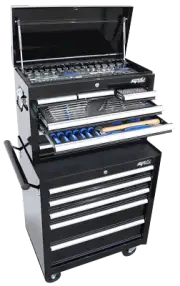 Toolkit 202Pc Metric/Sae - Black 12 Drawer Custom