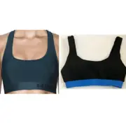 Sports Bras Size XS Under Armour Green Crossback Yoga Forever 21 Black Blue x2