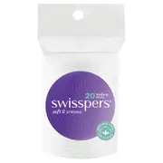 Swisspers Make-Up Pads 20 Pack