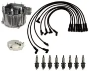 ACDelco Ignition Kit Distributor Rotor Cap Wire Spark Plugs for Cadillac V8 5.7