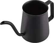 HARIO MDK-500-MB Mini Drip Kettle, Practical Capacity, 16.9 fl oz (500 ml), Black, Stainless Steel, Coffee, Hand Drip