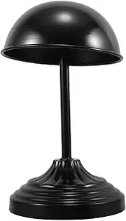 iplusmile Freestanding Iron Art Hat Display Rack Stylish Black Cap Holder for Baseball Caps Wigs Helmets More Lightweight Storage for Home Salon Boutique