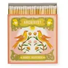 Archivist Gallery - Ariane's Birdy Matches Square Matchbox - 4x4 - 125 matches