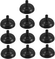 UPKOCH Stylish Round Black Plastic Base for Mini Flags Desk Flag Stand for Office Event Decor