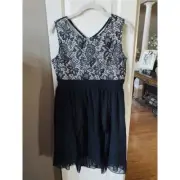 Speechless Dress Girl Size 16 1/2 NWT Black Lace Top