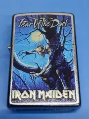 Zippo 49234 Iron Maiden Fear of The Dark Street Chrome