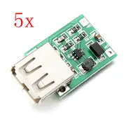 5Pcs DC-DC 0.9V-5V USB Output Charger Step Up Power Module