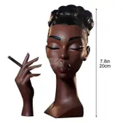unbrand Head Incense Burners Black Woman A