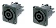 (2) Two Genuine NEUTRIK NAC3MP-HC PowerCON 250V32A Chassis Connector Power Input