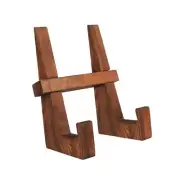 Wooden Plate Holder Portable Cook Book Holder for Tablet Desk Home Decor