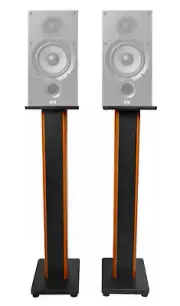 (2) 36" Bookshelf Speaker Stands For ELAC Debut 2.0 B6.2 Bookshelf Speakers