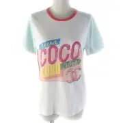 Chanel P55821 Cotton 100 Coco Cuba Short Sleeve T-Shirt Multi S R16