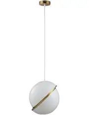 [Lexi Lighting] Padgett Pendant Light Small White