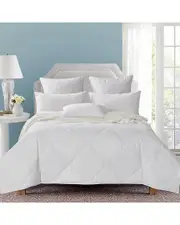 Unikome 360TC Lightweight Diamond Quilted White Goose Down Feather Fiber Comforter