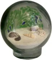 Chesapeake Bay Handcrafted Art Sealife Globe Sea Globe-Green