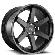 (4) 19" Niche Wheels M192 Altair Matte Black Face with Gloss Black Lip(B45) (for: Honda)