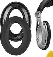 Geekria QuickFit Replacement Ear Pads for Sennheiser PXC450, PXC350, PC350, HME95, HMEC250 Headphones Ear Cushions, Headset Earpads, Ear Cups Cover Repair Parts (Black)