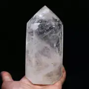 2.52lb Natural Clear Quartz Crystal Tower Obelisk Wand Point Healing Specimen