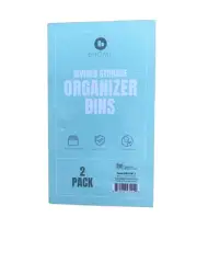 bHome & Co Clear Plastic Storage Bins -Pantry Organization & Storage Containers
