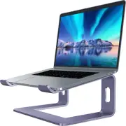 Laptop Stand, Aluminum Computer Riser, Ergonomic Laptops Elevator, Purple