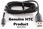 HTC Micro USB Data Sync Charging Cable Black