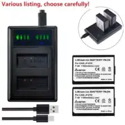 Battery or Dual charger for Canon LP-E10 EOS1100D 1200D 1300D Rebel T7 Camera