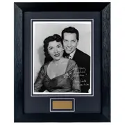 John Conte and Ruth Conte Personally Signed Personalised portrait 8 x 10 Photograph Framed