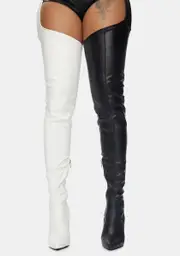 [AZALEA WANG] Madison Belted Stiletto Chap Boots