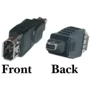 Firewire Adapter, IEEE-1394a , 6 Pin Female / 4 Pin Male 30E3-01300