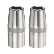 2pcs Mig Welding Gun Nozzle 1/2" Orifice KP2742-1-50S Gas Welding Gun Nozzle