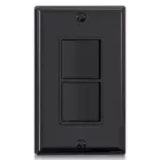 Decorator Double Rocker Light Switch Two Single Pole Electrical Paddle Switc