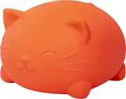 NeeDoh The Groovy Glob Super Cool Cats ORANGE Stress Ball
