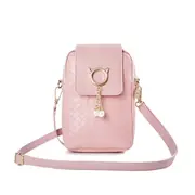 2 Pcs Autumn Winter Mini Cross-body Mobile Phone Shoulder Bag Woven Pearl Tassel Cover-style Female Bag Shoulder Diagonal Bag