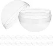 Versatile 100pcs Plastic Empty Balls Round Capsules for Vending Machine Toys for Craft Giving