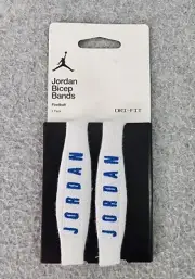 Jordan Jumpman Foorball Bicep Bands Unisex White/Blue Nike Dri-Fit DO2912-168