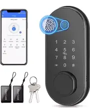Smart Door Lock Fingerprint Keyless Entry Door Lock APP Control Deadbolt