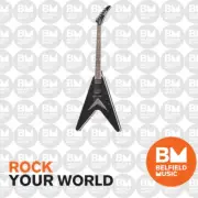 Epiphone Dave Mustaine Signature Flying V Custom Electric Guitar Black Metallic